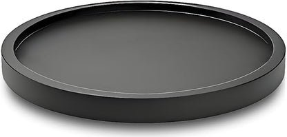 14" Black Bamboo Lazy Susan Organizer Kitchen Turntable - Image 6