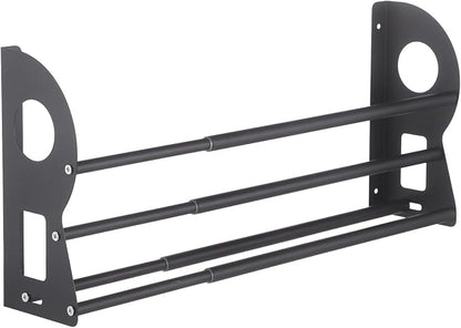 Wall Mounted Shoe Rack, 14.6-26.4 Inch Expandable 2-Tier Shoe Organizer - Image 2
