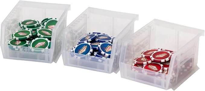Akro-Mils 30210 AkroBins Plastic Storage Bins, Space-Saving Stackable Bins - Image 2