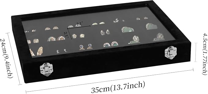 Wudygirl Jewelry Organizer 24 Grid Jewelry Tray - Image 6