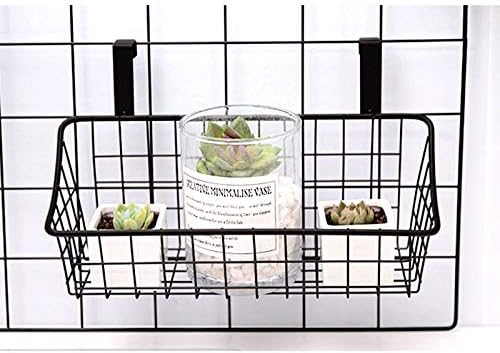 LeleCAT Basket with hook Grid Storage Basket, Hang it behind a door or on a - Image 4