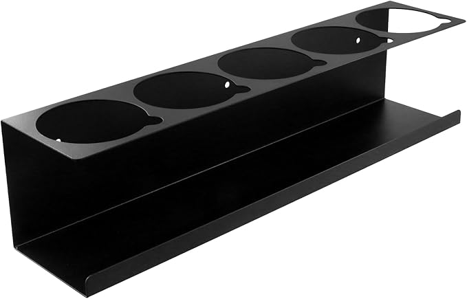 QWORK Heavy-Duty Aerosol Spray Can Holder Rack Organizer, Powder-Coated - Image 2