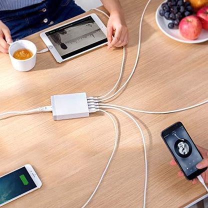 Anker Desktop Charger, 60W 6 Port USB Multiple Charging Hub, PowerPort 6 - Image 6