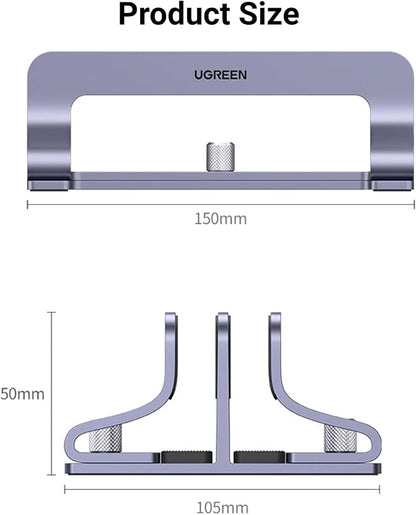 UGREEN 2-Slot Vertical Laptop Stand Holder Desk Compatible - Image 7