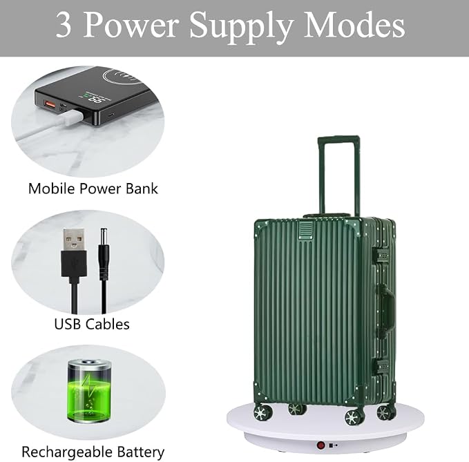 JAYEGT Motorized Rotating Display Stand, 330 Lbs Load ，360 Degree Electric - Image 3