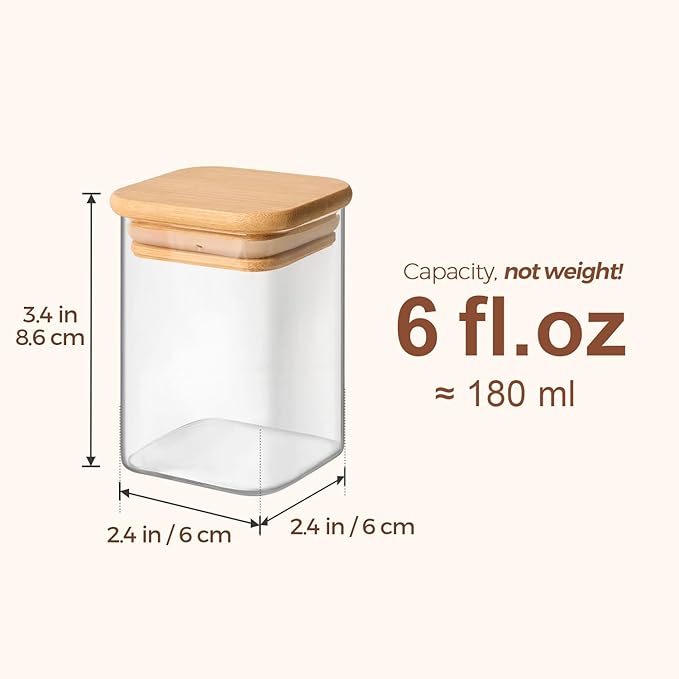 ComSaf 16Pcs Glass Spice Jars - Image 3