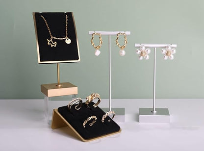 GemeShou 2pcs metal earring holder, mini hangers - Image 6