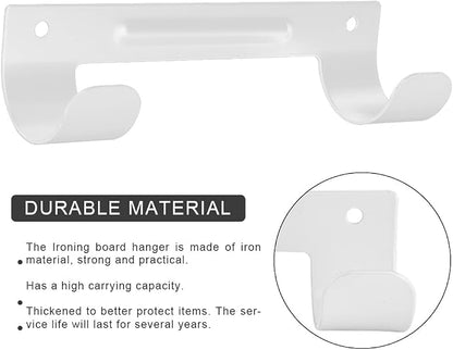 Ironing Board Hanger, Wall Mount Ironing Board Holder Organizer Wall Rack - Image 5