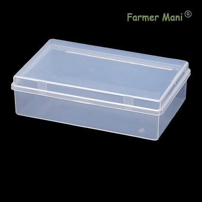 2 Pack 5.24x3.31x1.58 Inches Rectangular Clear Small Plastic Storage Containers - Image 8
