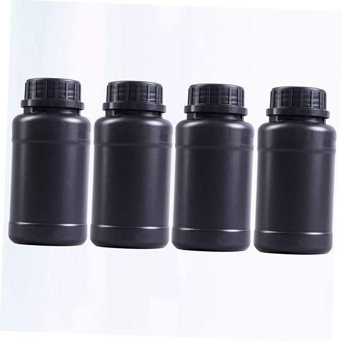 GARVALON 4pcs Black Plastic Engineering Containers Lightweight Acidproof and - Image 6