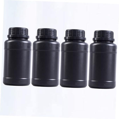 GARVALON 4pcs Black Plastic Engineering Containers Lightweight Acidproof and - Image 6