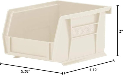 Akro-Mils 30210 AkroBins Plastic Storage Bins, Space-Saving Stackable Bins - Image 4