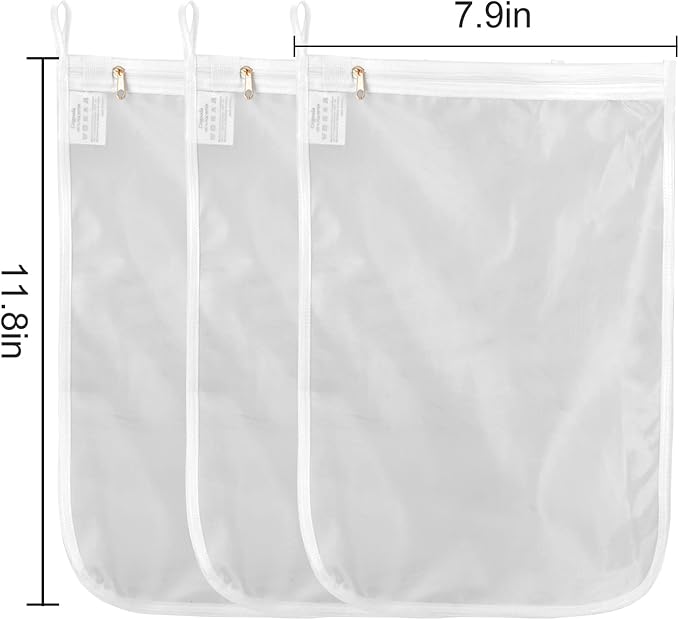GOGOODA 3 Pack Delicates Laundry Bags, Fine Mesh Wash Bag - Image 2