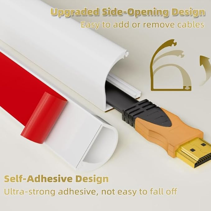 RPXRPXSide Open One Cord Cable Raceway Wire Cover - Image 2