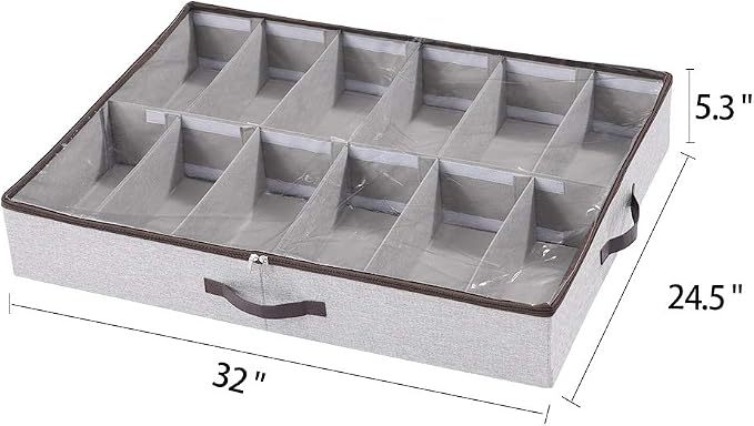 HOONEX Under Bed Shoe Storage Organizer - Image 5