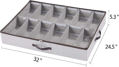 HOONEX Under Bed Shoe Storage Organizer - Image 5