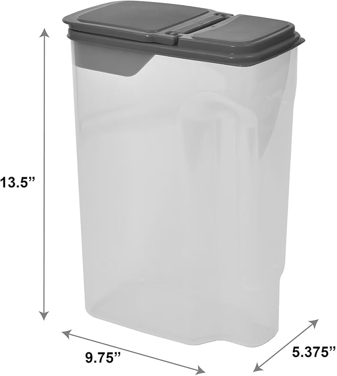 Clear Plastic Cereal Dispenser - Image 2