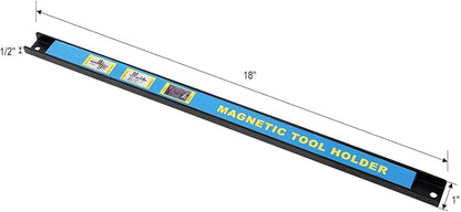 Magnetic Tool Holder 8 Pack, Wall Mounted Metal Tool Rack Bar - Image 2