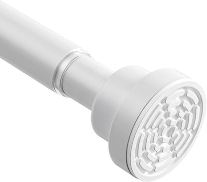 Tension Curtain Rod 30 To 63 Inch White Tension Rods Adjustable Spring Loaded by WEIXINHAI