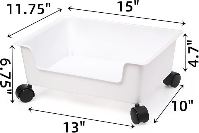 Noamus 3 Pack Under Bed Storage, Underbed Toys Storage Containers - Image 2