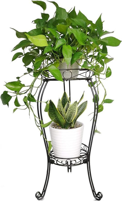 TREEZITEK 28.4 inches Tall Metal Plant Stand 11.8 Dia by TREEZITEK