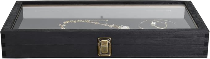 MOOCA Wooden Jewelry Display Case, Pocket Knife Display Case - Image 8