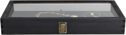 MOOCA Wooden Jewelry Display Case, Pocket Knife Display Case - Image 8