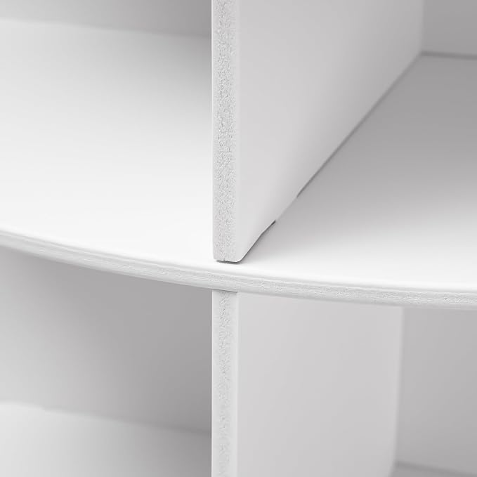 Rotating Shoe Rack, Free Standing Vertical Handbag Rotate Display Storage - Image 5