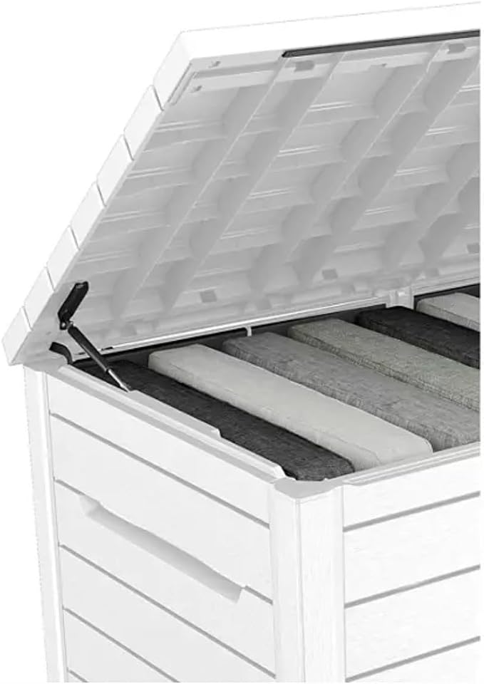 Outdoor Storage Box with Lockable Lid - Image 3