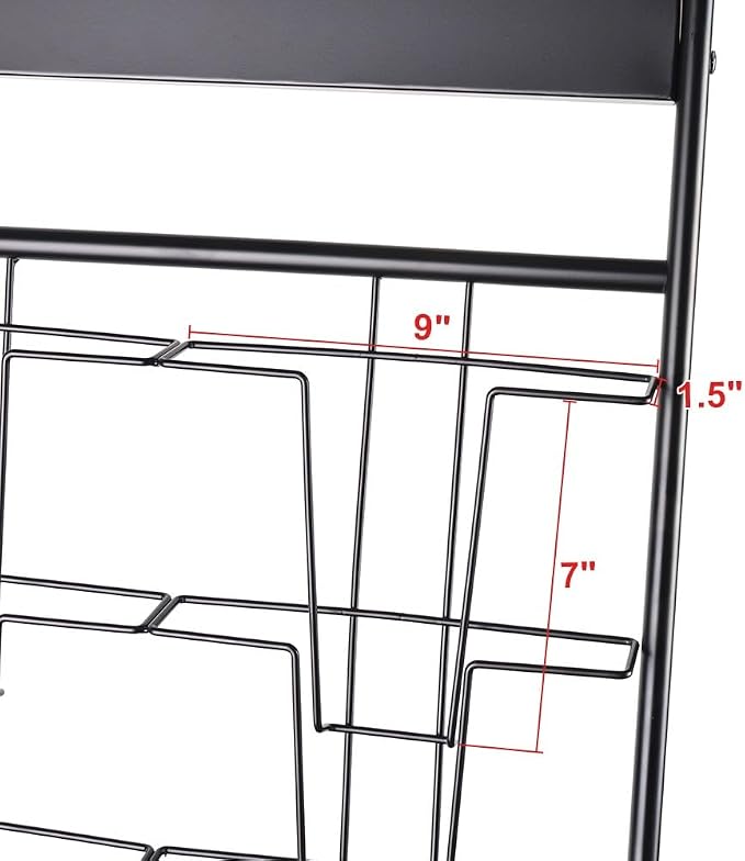 magazine display stand Double A4 width 10 layer brochure display stand - Image 4
