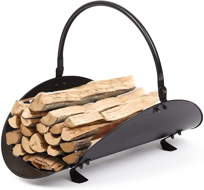 Rocky Mountain Goods Firewood Basket Holder Indoor by Rocky+Mountain+Radar