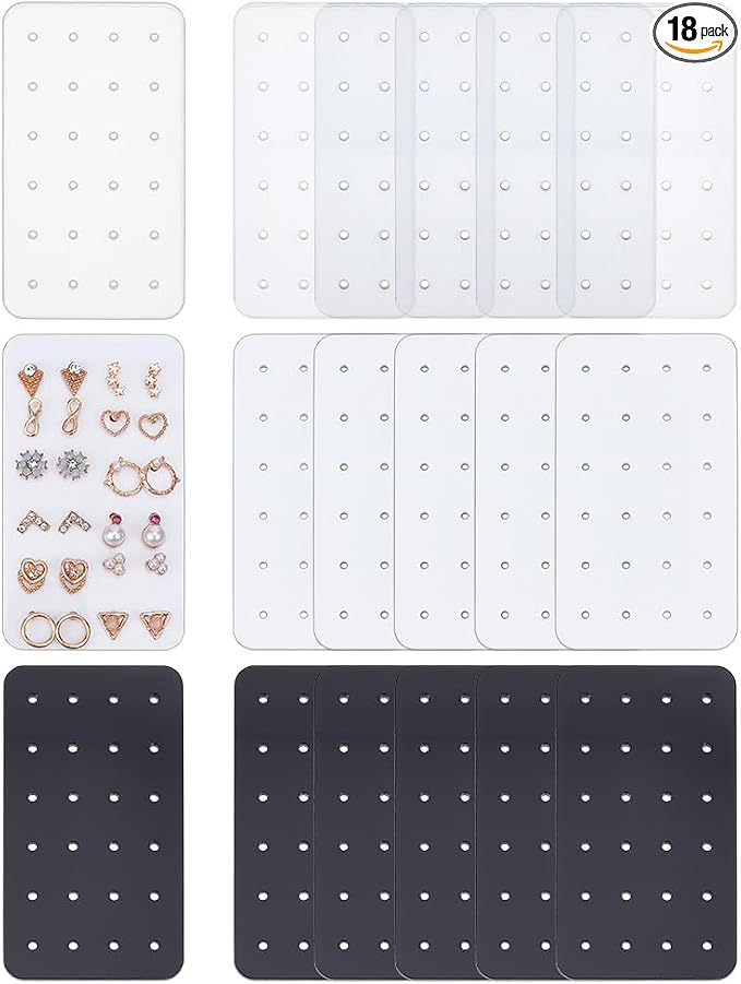 OLYCRAFT 18Pcs 3 Colors Acrylic Earring Display Card Portable Acrylic Earring by OLYCRAFT