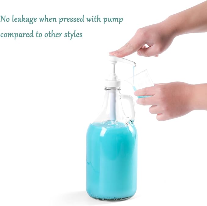 64 OZ Laundry Detergent Dispenser BY VEGEVIGI, Glass Liquid Laundry Soap - Image 3