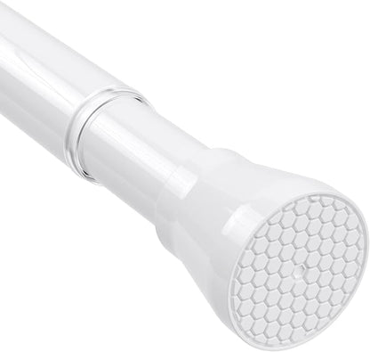 Tension Rods for Windows 28 to 48 Inch Curtain Rods No Drilling White Tension by HAOYUNTE