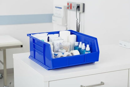 HE HUDSON EXCHANGE 11" x 11" x 5" Plastic Stackable Storage Bin - Image 3