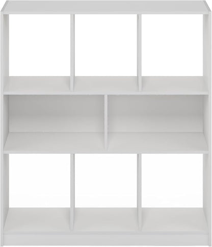 Furinno DALY Book Shelf, 8-Cube Bookshelf, Horizontal Cube Storage Organizer - Image 6