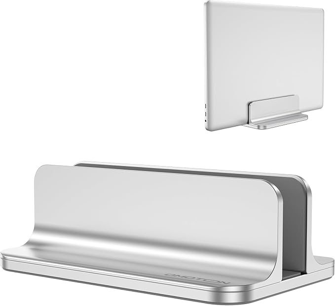 OMOTON Vertical Laptop Stand Holder, Desktop Aluminum Stand by OMOTON