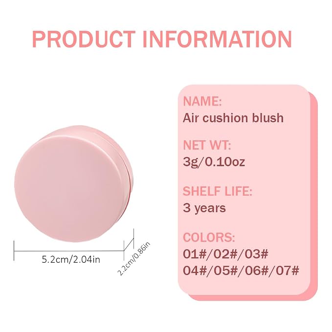 Powder Matte Blush Cheeks Face Makeup - Image 6