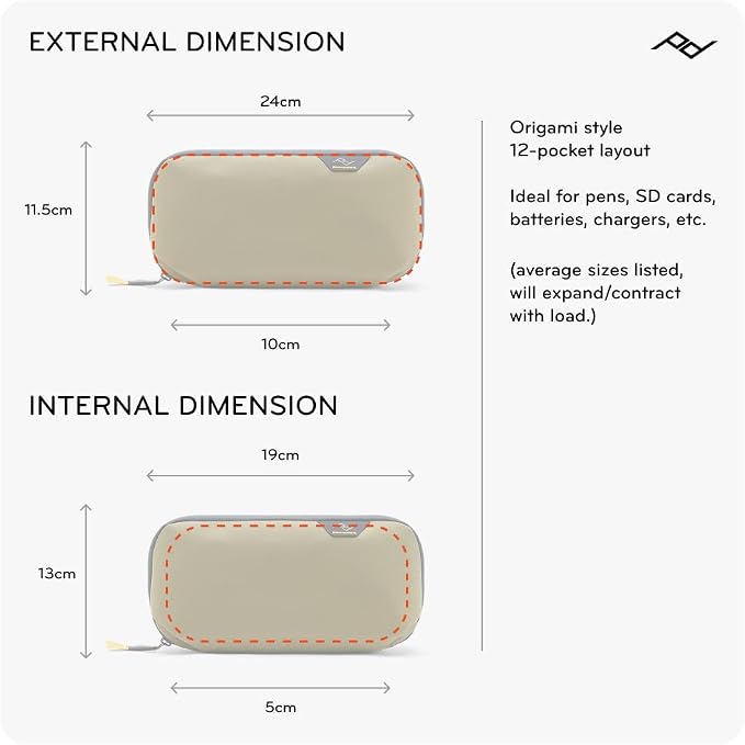 Peak Design Small Tech Pouch, Electronics Organizer - Image 6