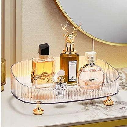 Makeup Perfume Organizer, Vanity Tray, Cosmetic Skincare Tray, Countertop - Image 4