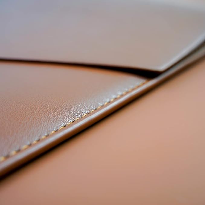 PU Leather Laptop Sleeve 13 Inch Compatible - Image 4