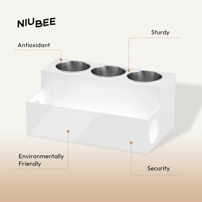NIUBEE Acrylic Hair Styling Tool Organizer and Holder - Image 3