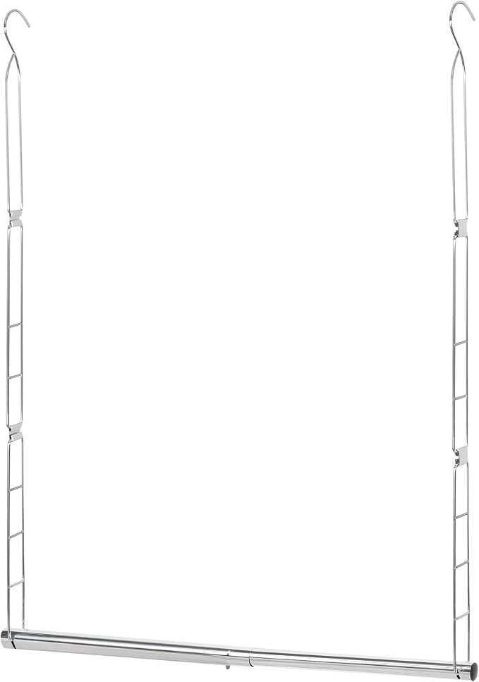 STORAGE MANIAC Hanging Closet Rod, Adjustable Width and Height Closet Hanging by STORAGEMANIAC