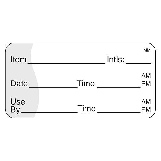 DayMark Safety Systems-IT110117 Removable Item/Date/Time Use-by Shelf-Life Label - Image 2