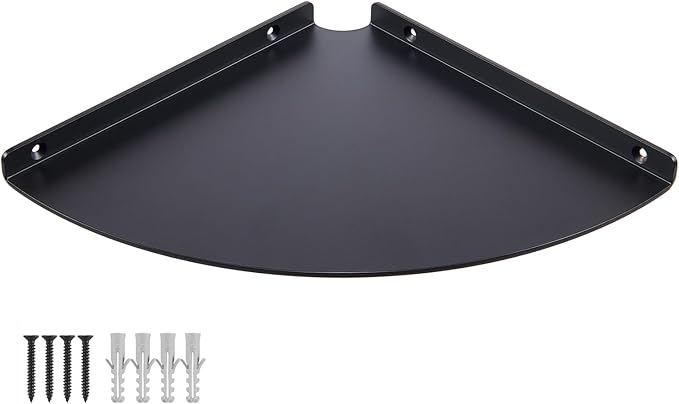Corner Shelf, 3.0mm Aluminum Alloy Corner Shelf wall Mounted, by YUjieSTC