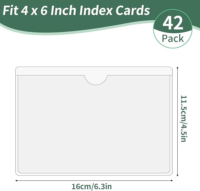 NIUBIER Storage Bin Labels, for 4×6 in Card | Removable Tote Label Stickers - Image 2