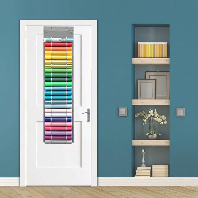 Hanging Vinyl Organizer, Double-Sided, 12x12 Paper Storage - Image 5