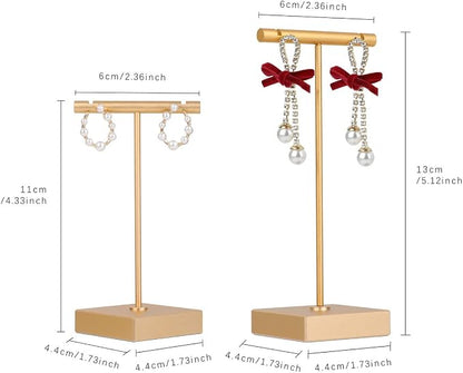 GemeShou 2pcs metal earring holder, mini hangers - Image 4
