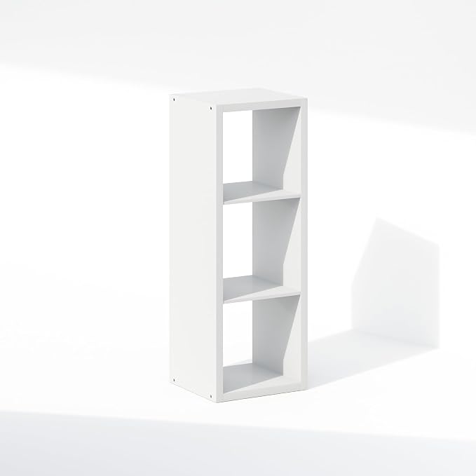 Furinno Cubic Extra Thick 3-Cube Closet Organizers and Storage, Open Shelf - Image 7