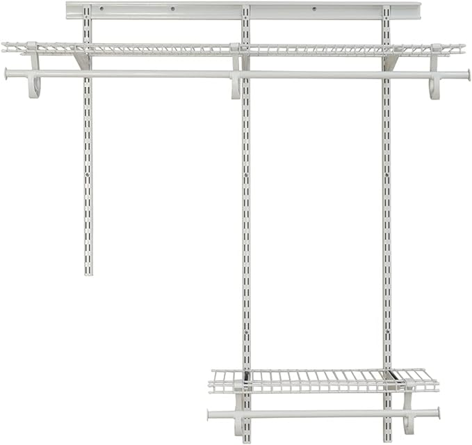 ClosetMaid ShelfTrack Wire Closet Organizer System, Adjustable from 2 to 4 Ft. by Unknown